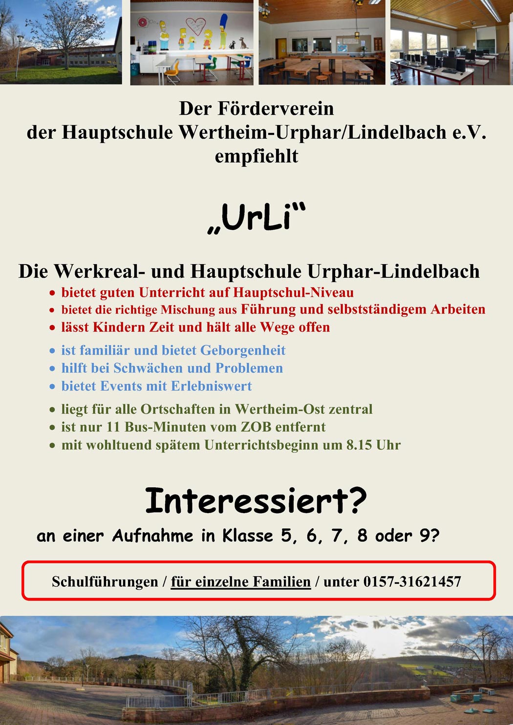 Der Förderverein empfiehlt